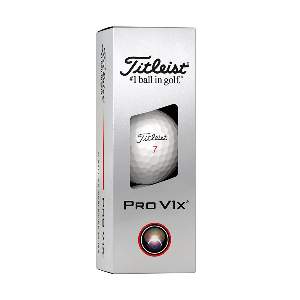 Titleist Pro V1x ホワイト 3ダース Titleist Pro V1x High Number Golf Balls White - Maple Hill Golf